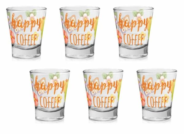 Conf  6 caffeini colorati happy country