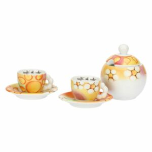 Set 2 tazzine con zuccheriera Yucatan