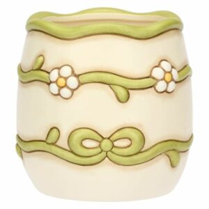 Vaso in ceramica margherite, piccolo
