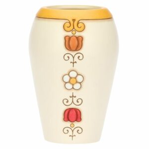 Vaso in ceramica Eolia con fiori, grande