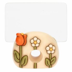 Portafoto in vetro e ceramica con base sagomata Happy Country Thun