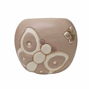 Coprivaso in ceramica Iconic Elegance rosa Thun piccolo