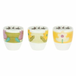 Set 6 bicchierini in porcellana Florianne primavera THUN