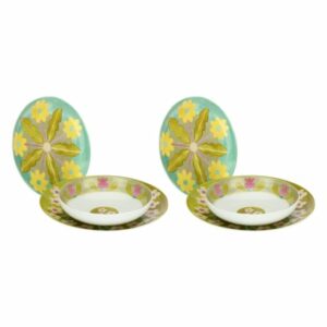 Set piatti 2 posti tavola in porcellana Florianne primavera thun
