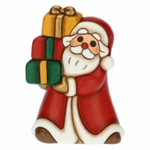 Babbo Natale con regali in ceramica Desideri Di Natale THUN