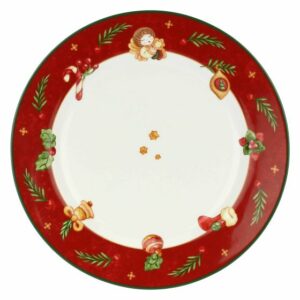 Piatto in porcellana Sorprese di Natale, grande THUN