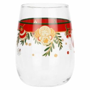 Set 6 bicchieri acqua in vetro Sorprese di Natale THUN