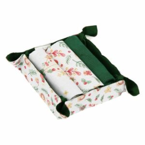 Set 3 canovacci con cestino in tessuto Sorprese di Natale THUN