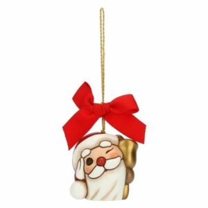 Addobbo natalazio Babbo natale con occhiolino piccolo THUN