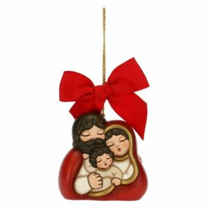 Addobbo natalizio Sacra Famiglia maxi thun