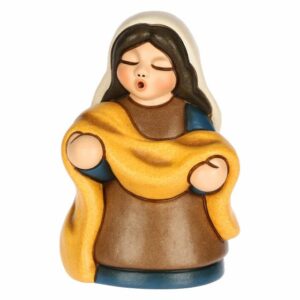 Venditrice di stoffe in cermica Presepe Classico THUN