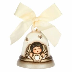 Campanella Limited Edition 2024 con angelo in ceramica, bianco THUN