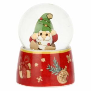 Boule de neige con gnomo Oliver in vetro e ceramica, piccola thun