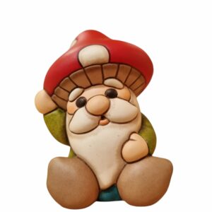 Gnomo THUN Oliver con cappello a forma di fungo Thun