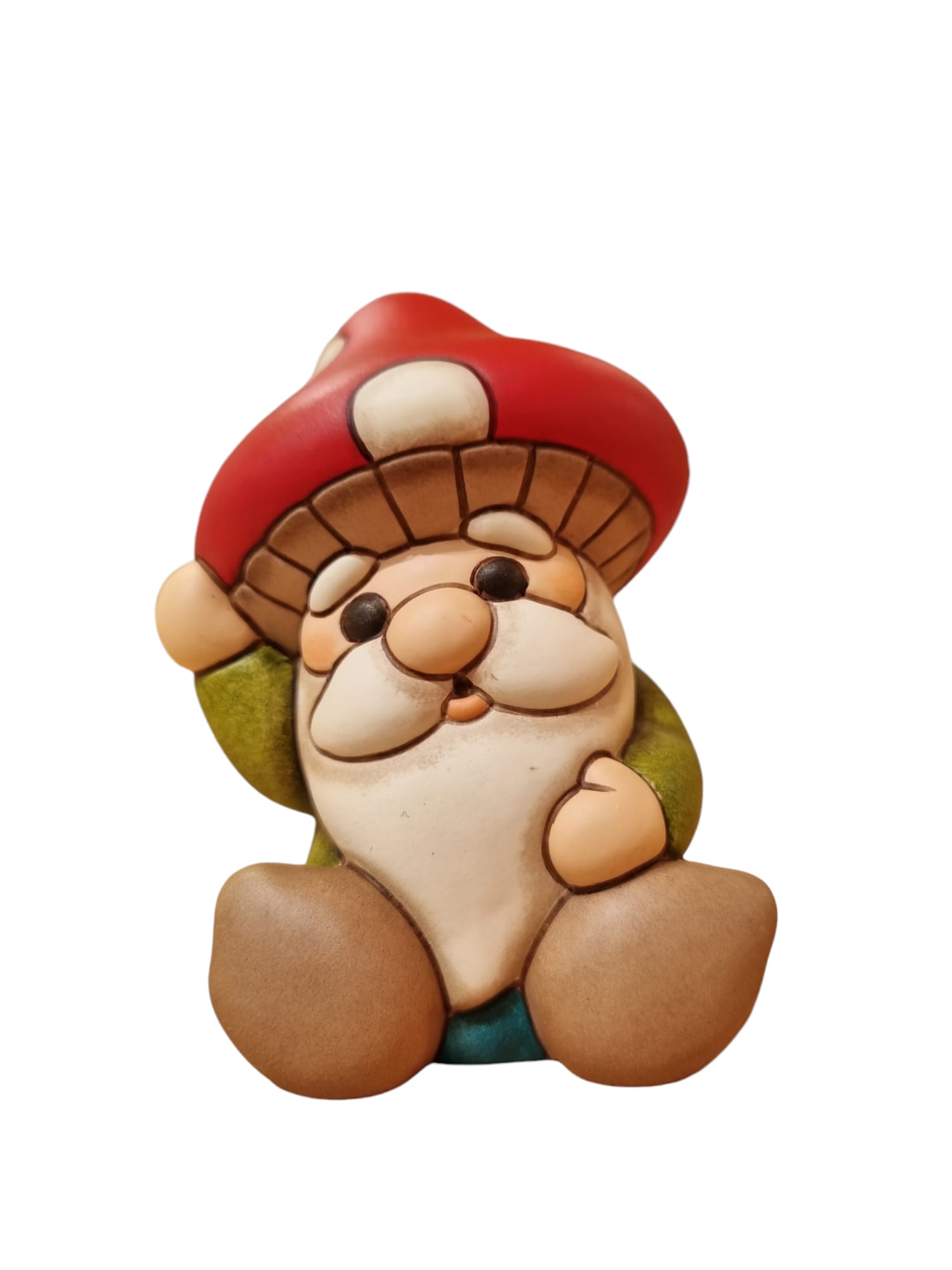 Gnomo THUN Oliver con cappello a forma di fungo Thun