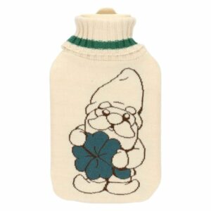Boule acqua calda con cover in tricot gnomo Oliver Inverno Incantato THUN