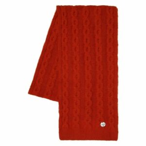 Sciarpa di lana rossa THUN