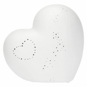 Lampada a forma di cuore in ceramica thun