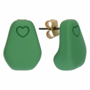 Orecchini pin in resina cuore piccolo THUN