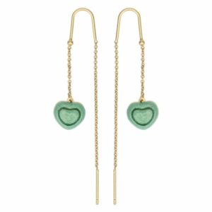 Orecchini pendenti con cuore thun
