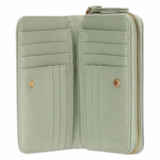 THUN Portafoglio Medio In Ecopelle Rosa - Collezione 'Sempre Con Me', 16.3x3x10 Cm, Funzionale Ed Elegante