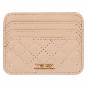 Porta carte in ecopelle piccolo, rosa thun