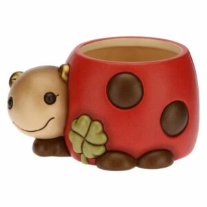 Coprivaso a forma di coccinella in ceramica "Home sweet home" Thun