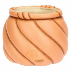 Coprivaso thun in ceramica Twist, piccolo