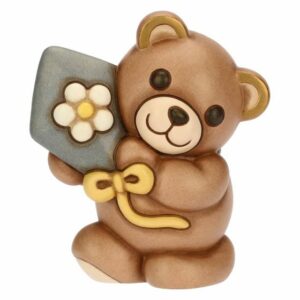 Teddy Primavera in ceramica con aquilone, medio THUN