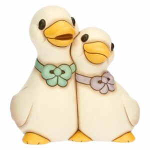 Coppia oche in ceramica Thun