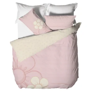 THUN® Parure Copripiumino Matrimoniale Iconic Elegance Daisy Pink