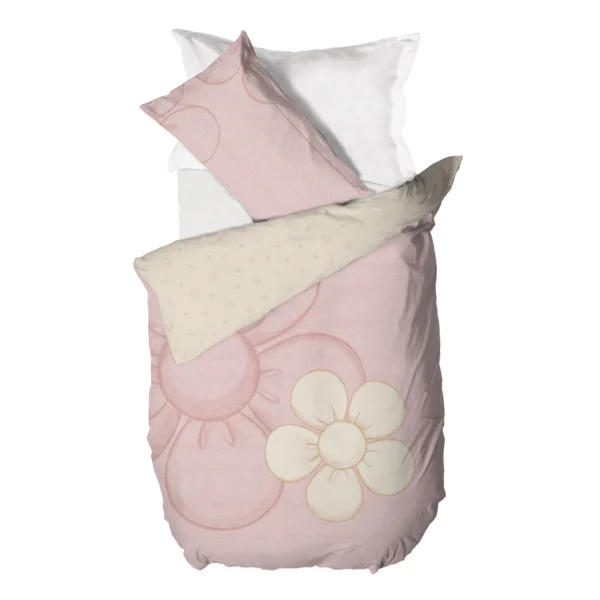 THUN® Parure Copripiumino Singolo Iconic Elegance Daisy Pink