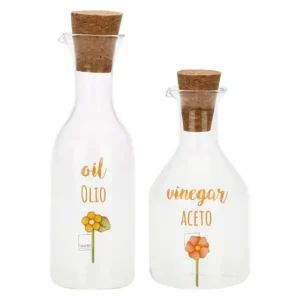 Set olio e aceto in vetro Happy Country Thun