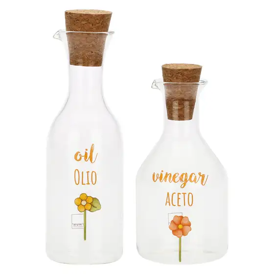 Set olio e aceto in vetro Happy Country Thun