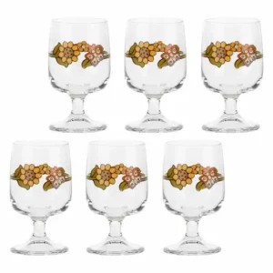Set 6 mezzi calici per vino Country Thun