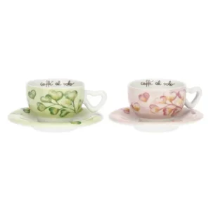 Set 2 tazze cappuccino Cuori in fiore Thun