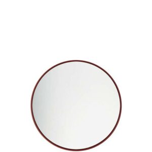 Specchiera tonda piccola rosso merlot L'OCA NERA