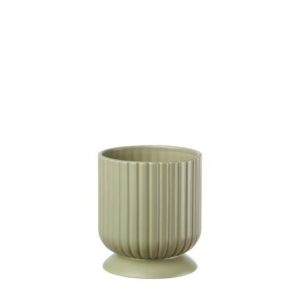 Vaso basso verde chiaro, L'OCA NERA