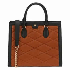 Shopper trapuntata in ecopelle doppi manici,borsa Idea Regalo Thun