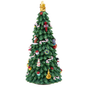 Carillon Albero di Natale Slim con musica e movimento, idea regalo natale Brandani
