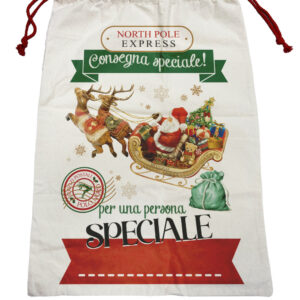 Sacco di Babbo Natale In Cotone - Brandani