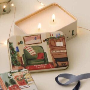 Candle CHRISTMAS – Candele in Latta –  Idea Regalo