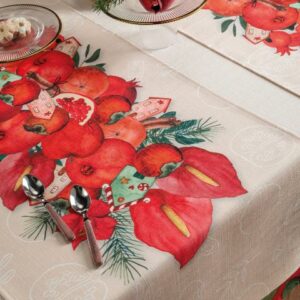 Melograni - runner antimacchia 50x155 - L'oca Nera