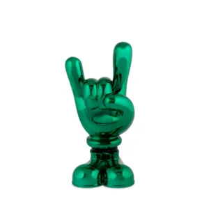 Tiè Mano Corna Verde - Versione piccola 11 cm- Mia Design (Copia)