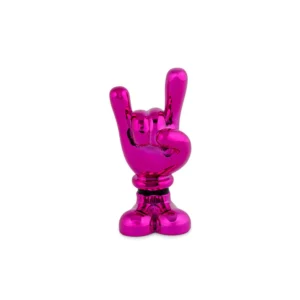 Tiè Mano Corna Fucsia - Versione piccola 11 cm- Mia Design