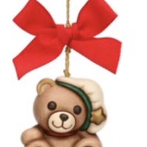 Addobbo natalizio Teddy chef in ceramica, piccolo Thun