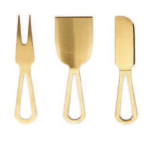 Set 3 accessori per taglio formaggio - Idea Regalo