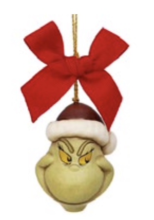 Addobbo natalizio Grinch in ceramica, piccolo Thun
