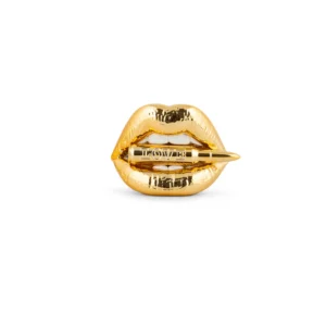 Bocca con proiettile Oro - Love Bite Small - Mia Design
