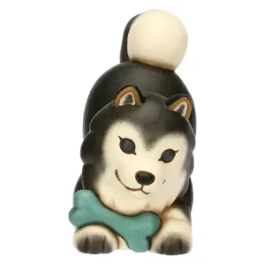 Husky Polo con osso in ceramica, medio Thun